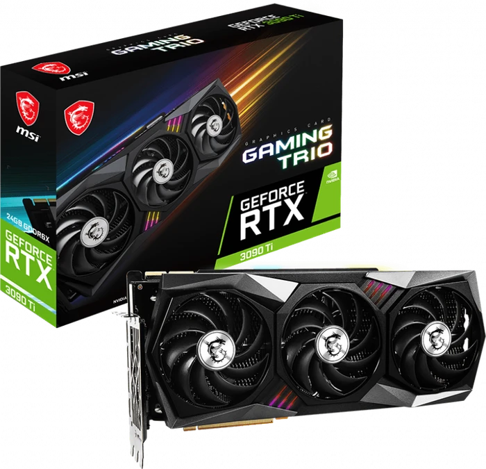 MSI GeForce RTX 3090 Ti Gaming Trio 24G, 24GB GDDR6X, HDMI, 3x DP