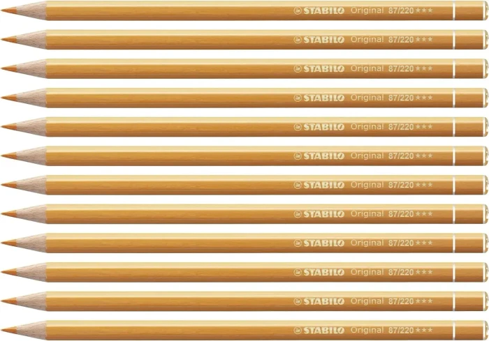STABILO Original Buntstift indischgelb dunkel, 12er-Pack