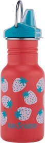 Klean Kanteen Kid Classic Sippy Cap Trinkflasche 355ml coral strawberries