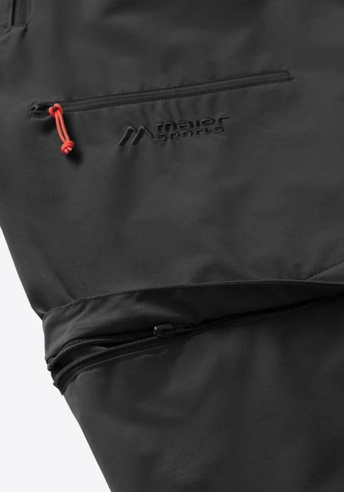 Maier Sports Nata Loop Zip-Off Hose lang schwarz (Damen)