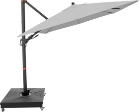 Doppler myZONE Sonnenschirm 210x210cm hellgrau