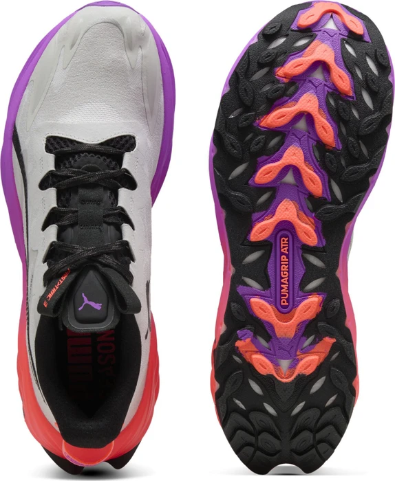 Puma Fast-Trac Nitro 3 feather gray/glowing red/pure magenta (Herren)