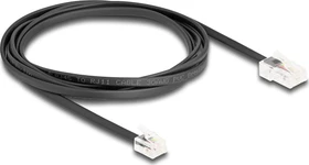 DeLOCK Telefonkabel RJ-45 [Stecker] auf RJ-11 [Stecker] 2m schwarz