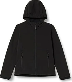 CMP Softshell Melange Fix Hood Funktionsjacke nero (Junior)