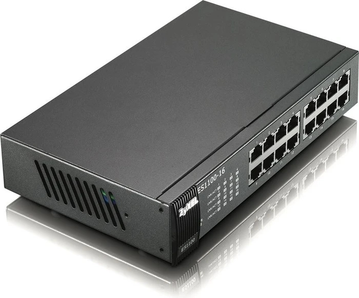Zyxel ES1100 Desktop Switch, 16x RJ-45