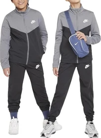 Nike Sportswear Trainingsanzug smoke grey/anthracite/white (Junior)