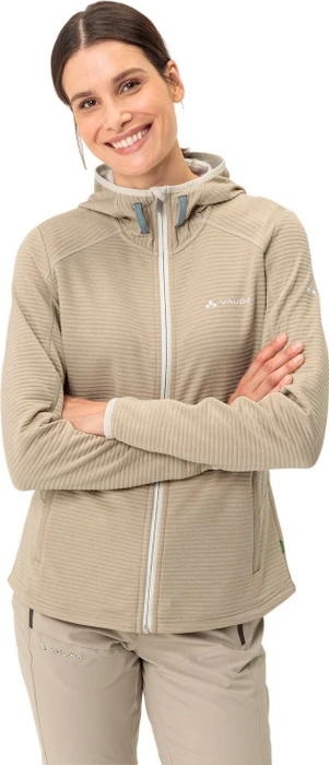 Vaude Skomer Hooded Fleece Jacke linen uni (Damen)