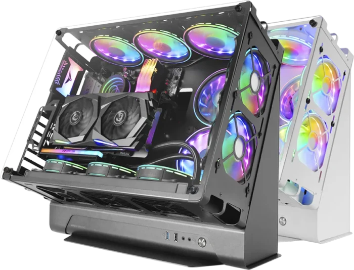 Mars Gaming MCB White, Glasfenster