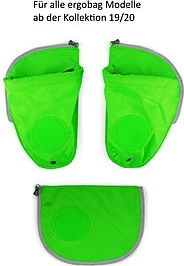 Ergobag Seitentaschen Zip-Set pack ab 19/20 grün