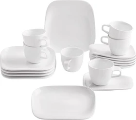 Kahla Elixyr Kaffeeservice-Set weiß, 18-tlg.