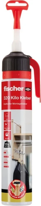 fischer 320 Kilo Kleber weiß, 200ml