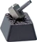 Keychron Hammer Alu Alloy Artisan Keycap, Acryl, Aluminium, Titanium, schwarz/silber, 1 Taste Vorschaubild