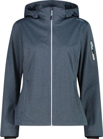 CMP Zip Hood Softshell Funktionsjacke space mel. (Damen)