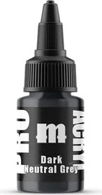 Monument Hobbies Pro Acryl Paints 044 dark neutral grey, 22ml