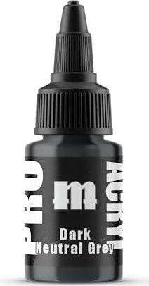 Monument Hobbies Pro Acryl Paints 044 dark neutral grey, 22ml