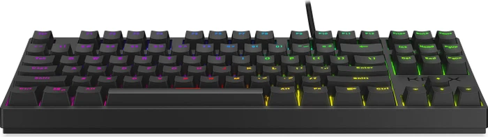 Krux Atax Pro RGB, TKL, schwarz, LEDs RGB, Gateron RED, USB, US