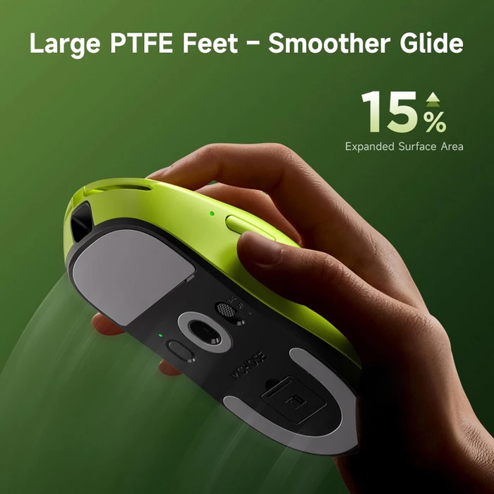 Mchose A7 V2 Ultra 8K Lightweight Wireless Gaming Mouse, schwarz, USB/Bluetooth