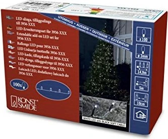 Konstsmide Micro Kompakt System Erweiterung Lichterkette LED 100x weiß