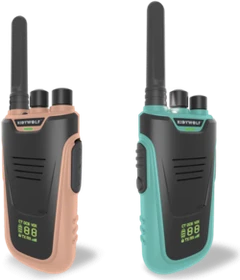 Kidywolf Kidytalk Walkie Talkies blau/rosa, 2er-Pack