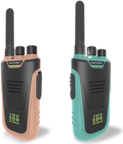 Kidywolf Kidytalk Walkie Talkies blau/rosa, 2er-Pack