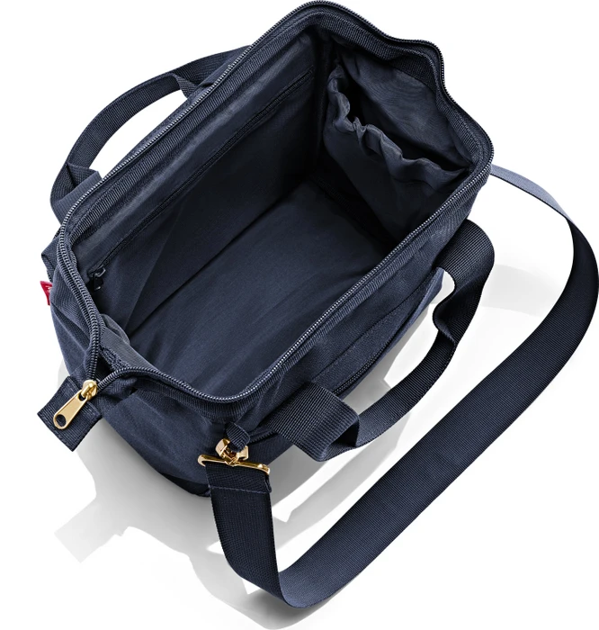 Reisenthel allrounder cross Umhängetasche rhombus midnight gold