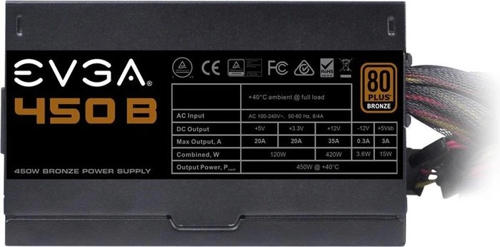 EVGA B 450 450W, ATX 2.3