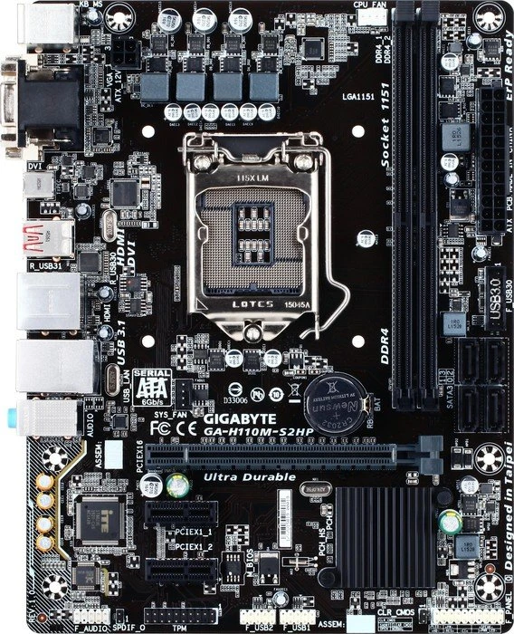 GIGABYTE GA-H110M-S2HP (Intel 1151)