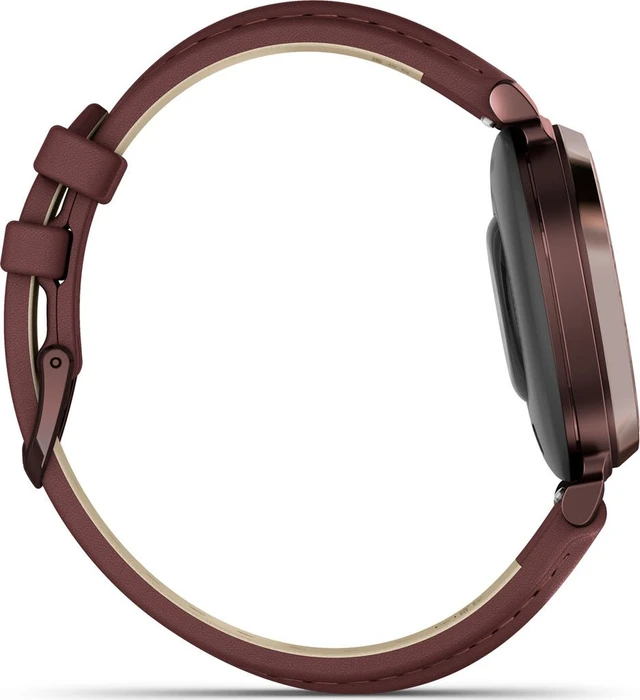 Garmin Lily 2 Classic dark bronze/mulberry leather