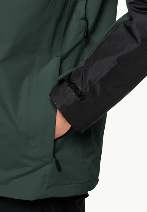 Jack Wolfskin Jasper 3in1 Funktionsjacke black olive (Herren)