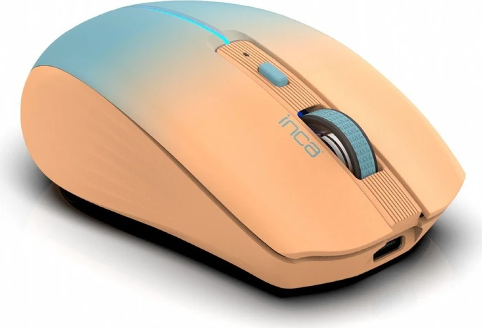 Inca IWM-511RT Wireless Mouse orange/blau, USB/Bluetooth