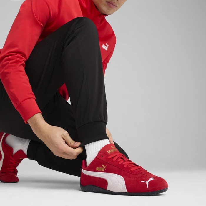 Puma Essentials Poly Trainingsanzug for all time red (Herren)