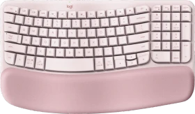 Logitech Wave Keys, Rose, Logi Bolt, USB/Bluetooth, US