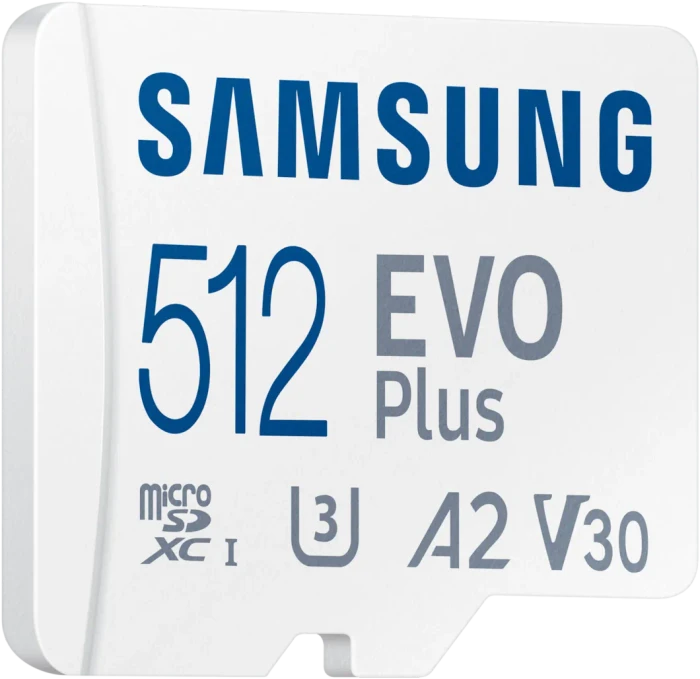 Samsung EVO Plus 2024 R160 512GB Kit, UHS-I U3, A2, Class 10
