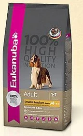Eukanuba Adult Normale Aktivität Kleine und Mittelgrosse Rassen mit viel Lamm und Reis, 3kg