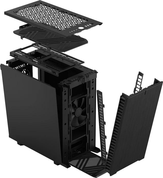 Fractal Design Define 7 Mini Black Solid, schallgedämmt