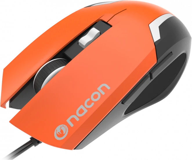 Nacon GM-105 Gaming Mouse orange/schwarz, USB
