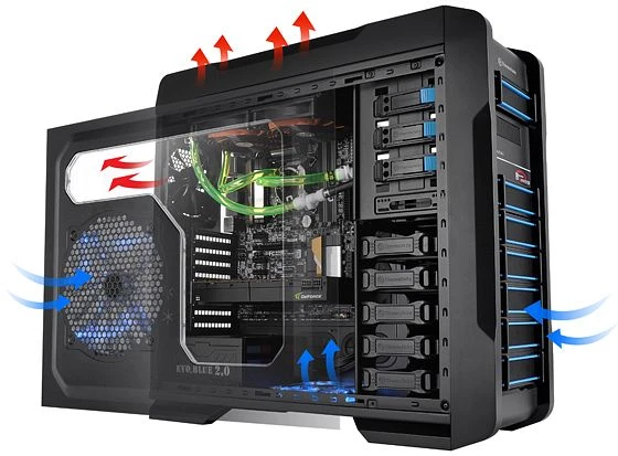 Thermaltake Chaser A71 LCS schwarz, Acrylfenster
