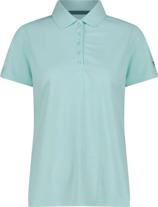 CMP Einfarbiges Pique Poloshirt kurzarm opale (Damen)