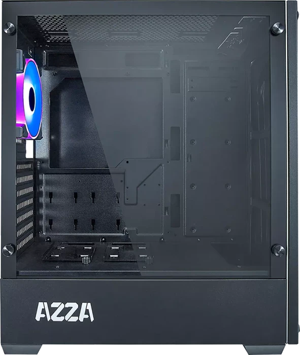 AZZA Apollo 430 DF2, schwarz, Glasfenster
