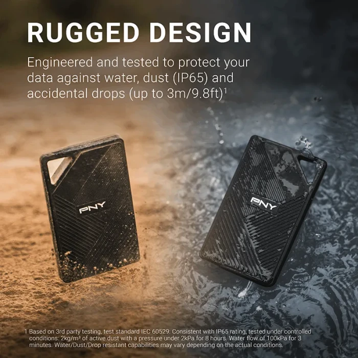 PNY RP60 Portable SSD, 2TB, USB-C 3.2