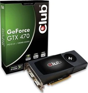 Club 3D GeForce GTX 470, 1.25GB GDDR5, 2x DVI, Mini HDMI