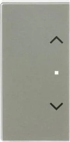 Busch-Jaeger Wippe 2-fach mit Symbol "Jalousie", edelstahl