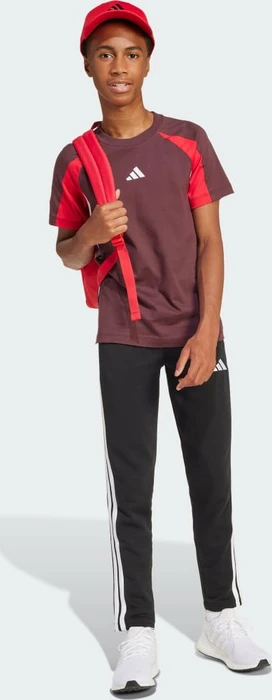 adidas New Logo Baseball Kappe pure ruby/black