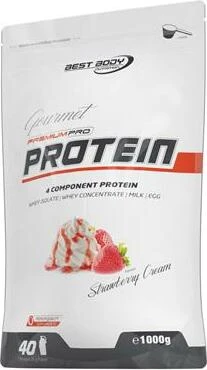 Best Body Nutrition Gourmet Premium Pro Protein Strawberry Cream 1kg