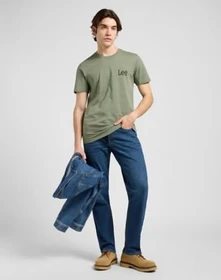 Lee Medium Wobbly T-Shirt kurzarm olive stone (Herren)