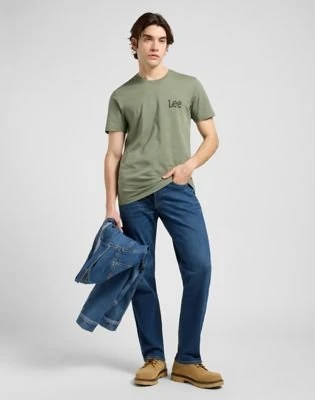 Lee Medium Wobbly T-Shirt kurzarm olive stone (Herren)