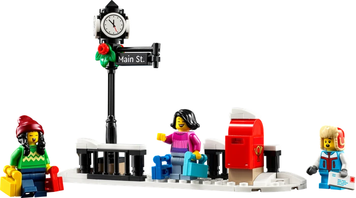 LEGO Icons - Weihnachtlich geschmückte Hauptstraße