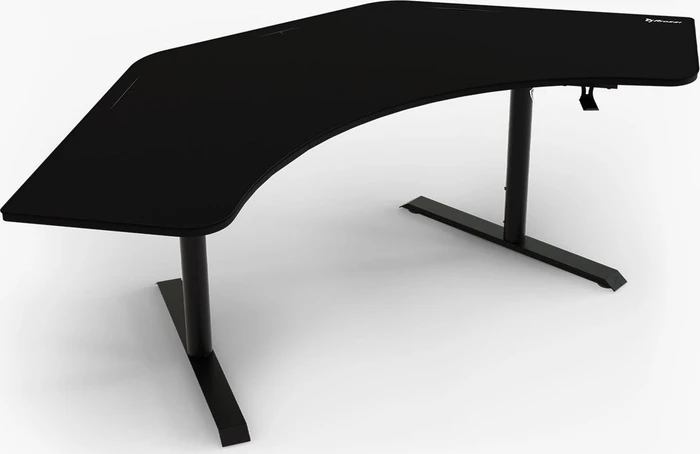 Arozzi Arena Angelo Gaming Eckschreibtisch 225x71cm Pure Black