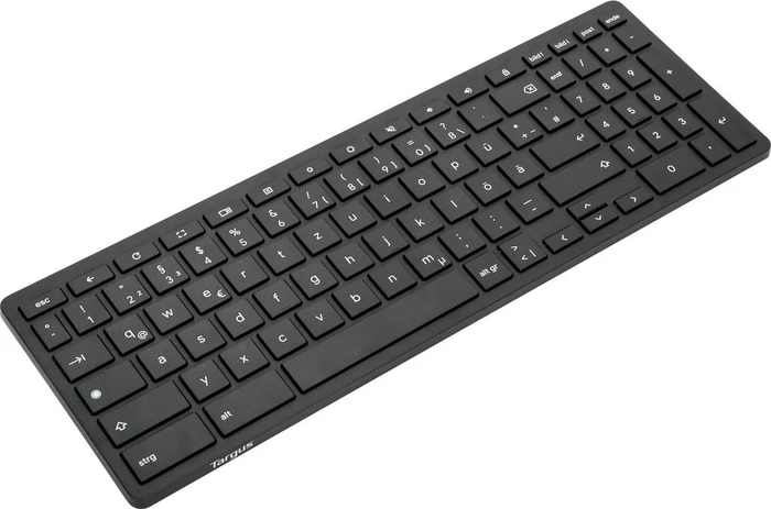 Targus KB872 Works With Chromebook Midsize Antimicrobial Keyboard, Bluetooth, DE