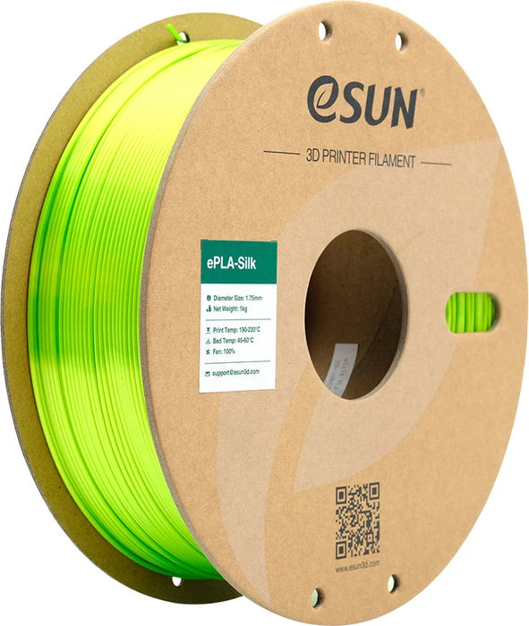 eSUN PLA Silk Lime, Spule, 1.75mm, 1.00kg